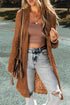 Open Front Pointelle Cardigan